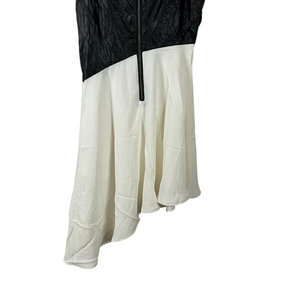 Very J Women Faux Leather Asymmetrical Sleeveless Dress Size M - Picture 7 of 8